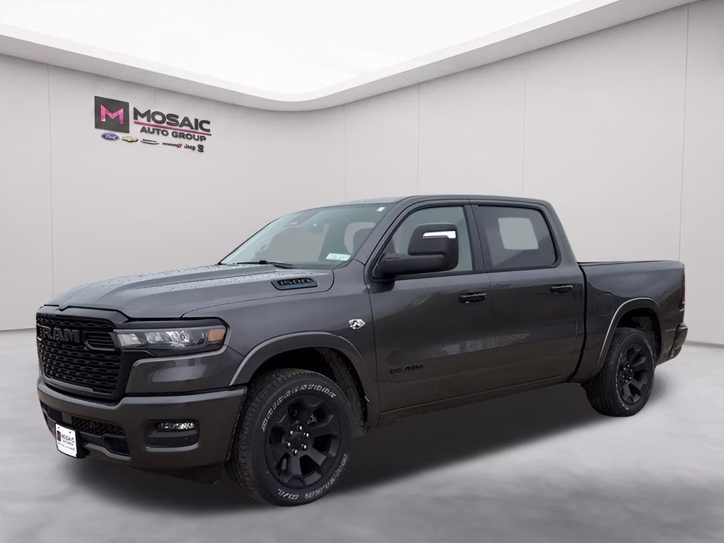 2026 Granite Crystal Metallic Clearcoat Ram 1500 Big Horn Night Edition 4X4 Truck