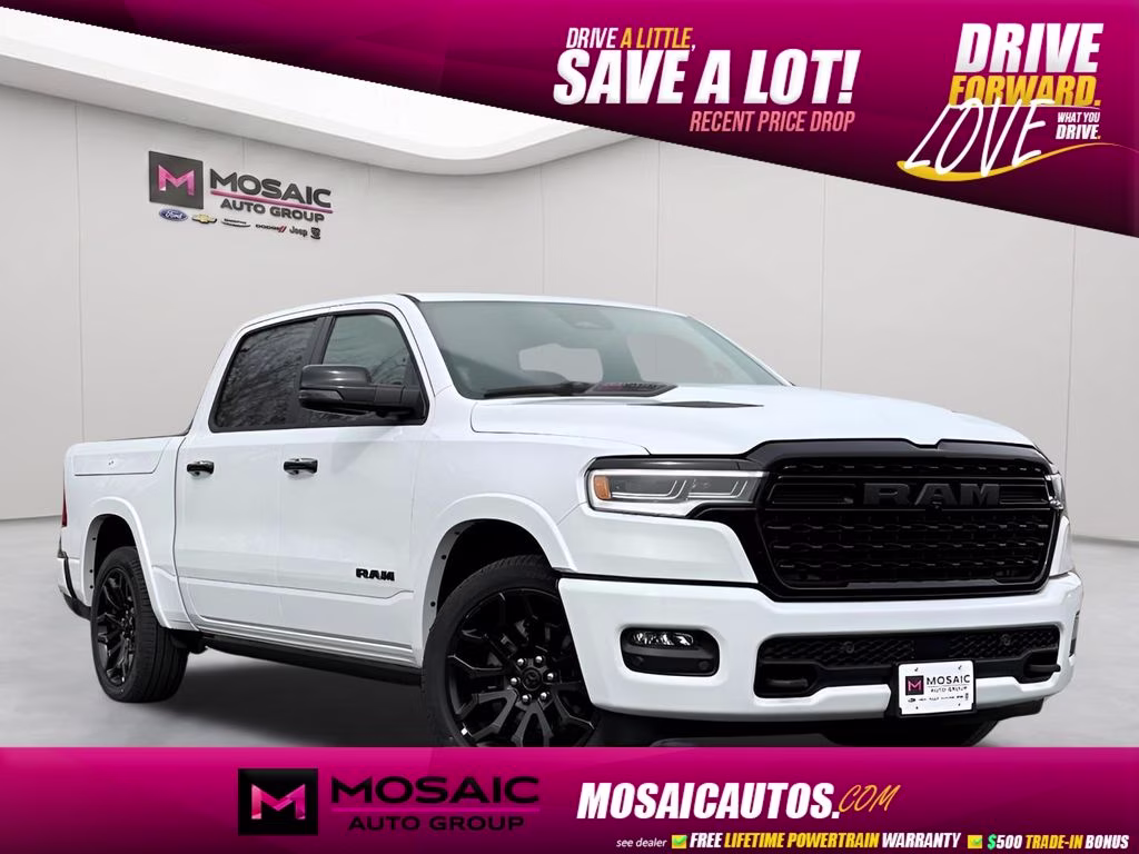 2026 Bright White Clearcoat Ram 1500 Limited 4X4 Truck