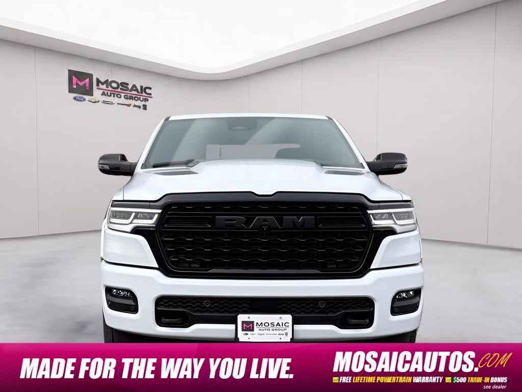 2026 Bright White Clearcoat Ram 1500 Limited 4X4 Truck
