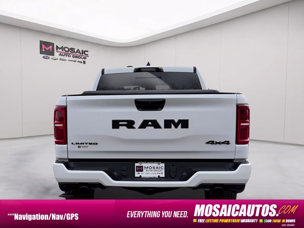 2026 Bright White Clearcoat Ram 1500 Limited 4X4 Truck