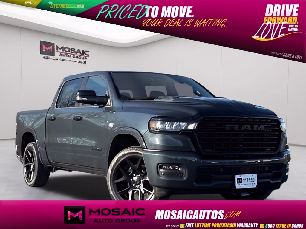 2026 Forged Blue Metallic Ram 1500 Laramie 4X4 Truck