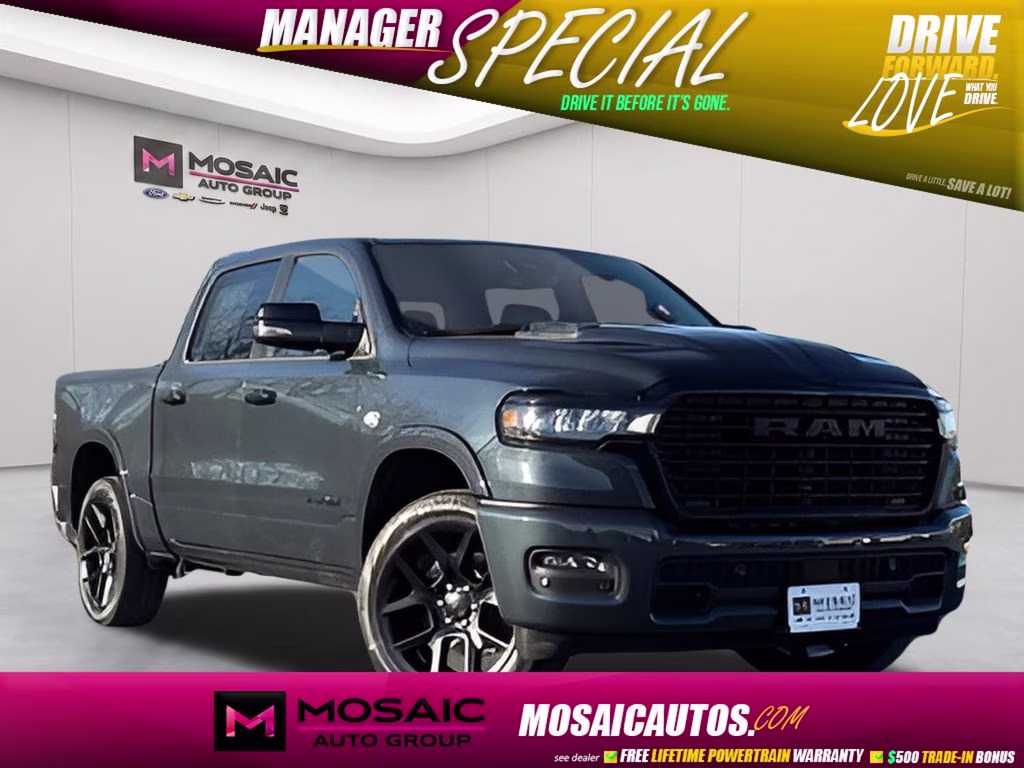 2026 Forged Blue Metallic Ram 1500 Laramie 4X4 Truck
