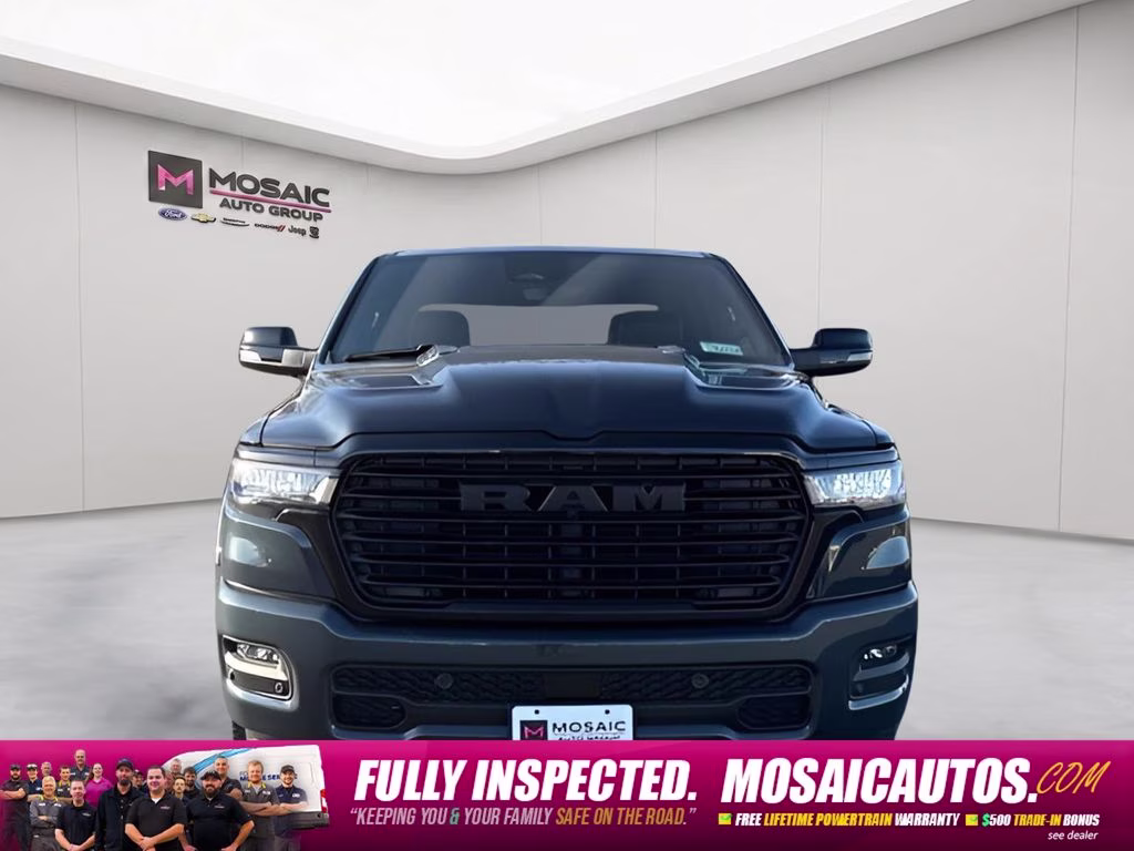 2026 Forged Blue Metallic Ram 1500 Laramie 4X4 Truck