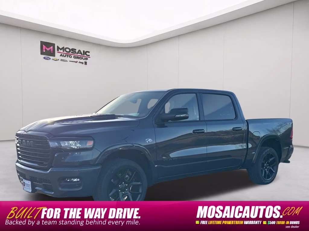 2026 Forged Blue Metallic Ram 1500 Laramie 4X4 Truck