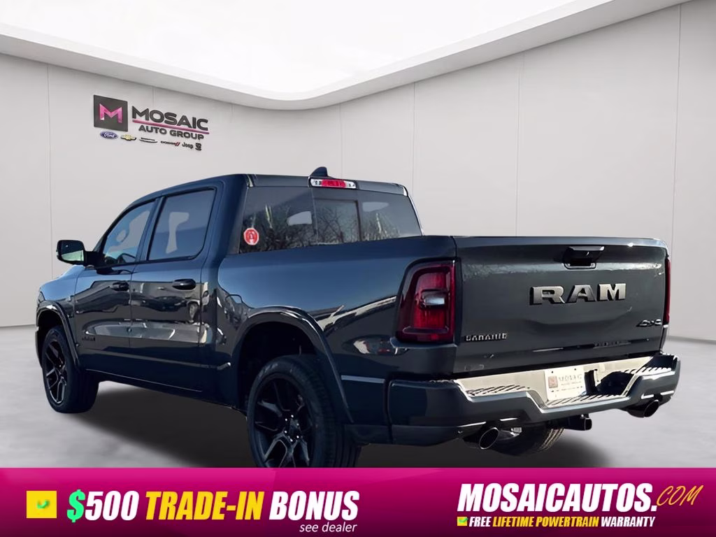 2026 Forged Blue Metallic Ram 1500 Laramie 4X4 Truck