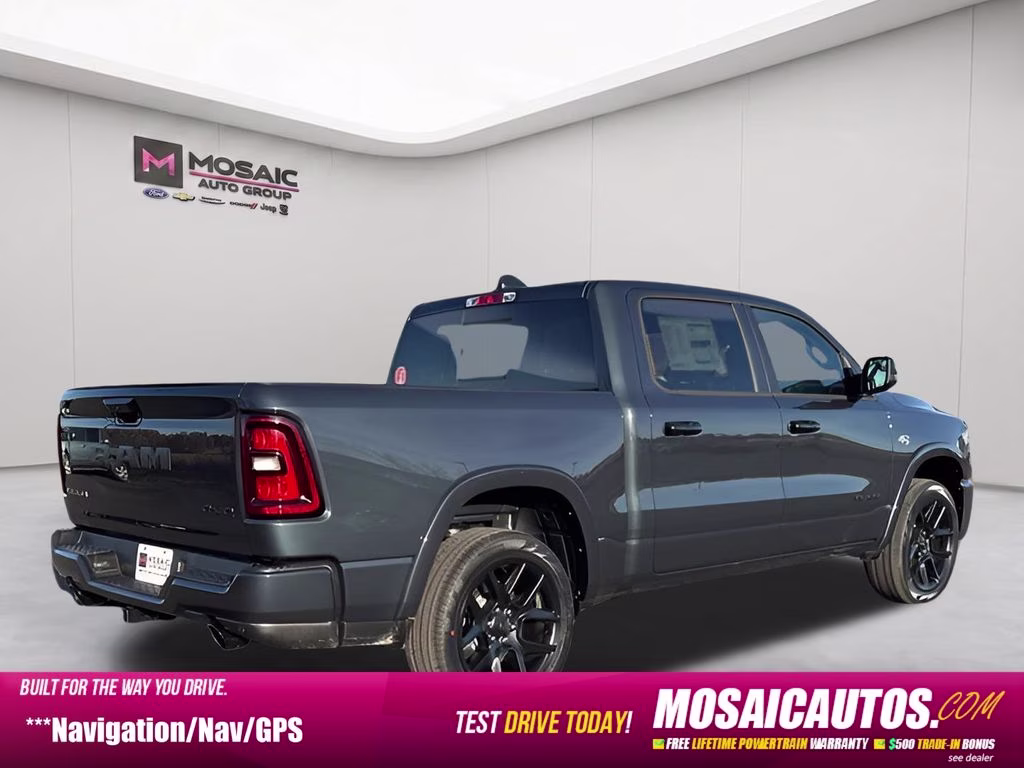 2026 Forged Blue Metallic Ram 1500 Laramie 4X4 Truck