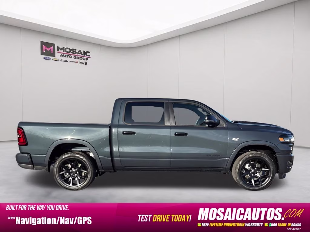 2026 Forged Blue Metallic Ram 1500 Laramie 4X4 Truck