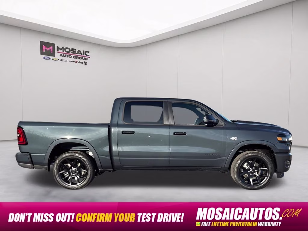 2026 Forged Blue Metallic Ram 1500 Laramie 4X4 Truck