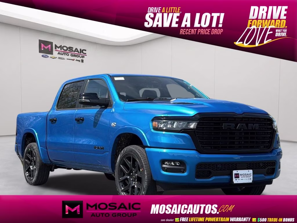 2026 Hydro Blue Pearlcoat Ram 1500 Laramie 4X4 Truck