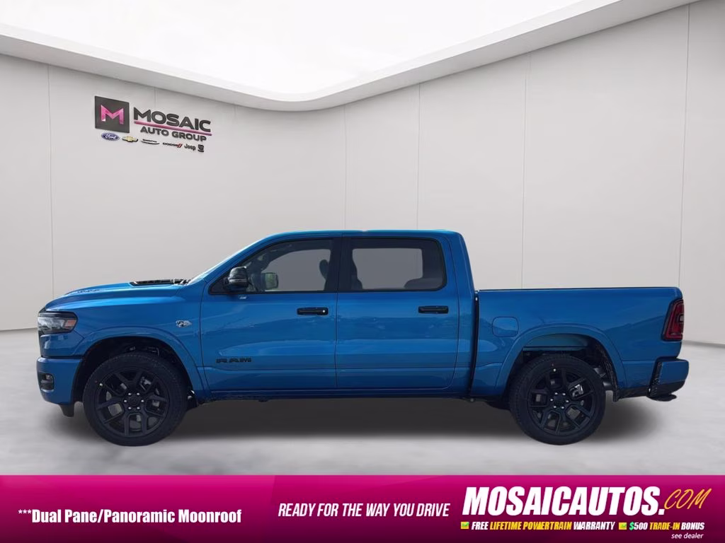 2026 Hydro Blue Pearlcoat Ram 1500 Laramie 4X4 Truck