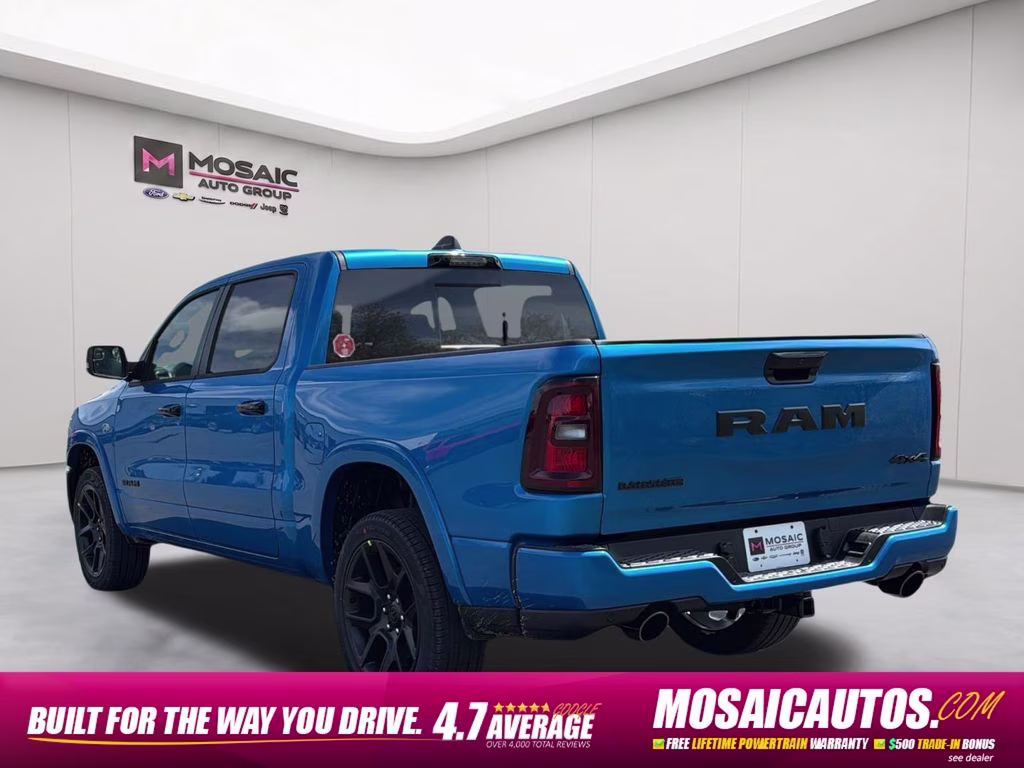 2026 Hydro Blue Pearlcoat Ram 1500 Laramie 4X4 Truck