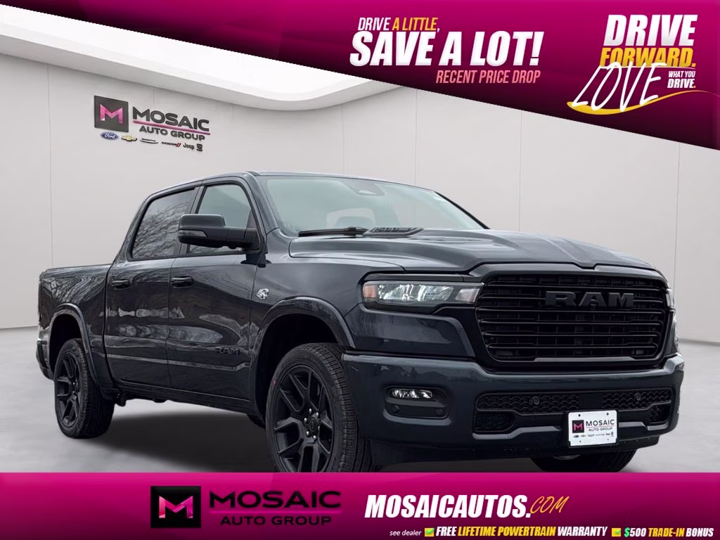 2026 Forged Blue Metallic Ram 1500 Laramie 4X4 Truck