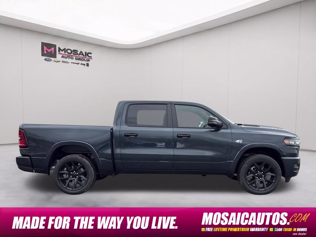 2026 Forged Blue Metallic Ram 1500 Laramie 4X4 Truck