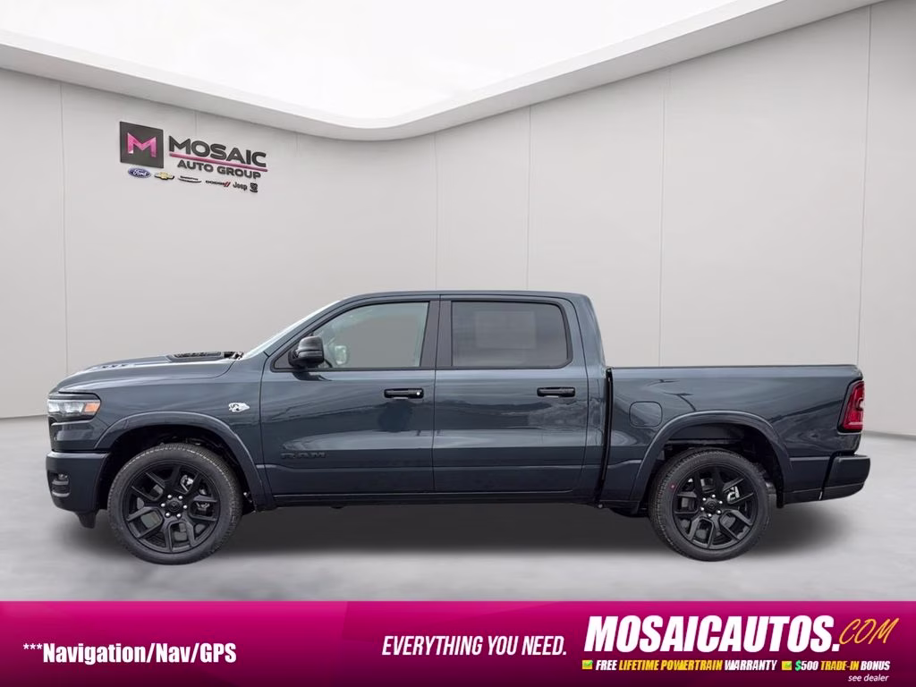 2026 Forged Blue Metallic Ram 1500 Laramie 4X4 Truck