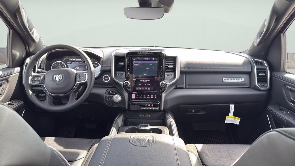 2026 Ivory White Tri-Coat Pearlcoat Ram 1500 Laramie 4X4 Truck