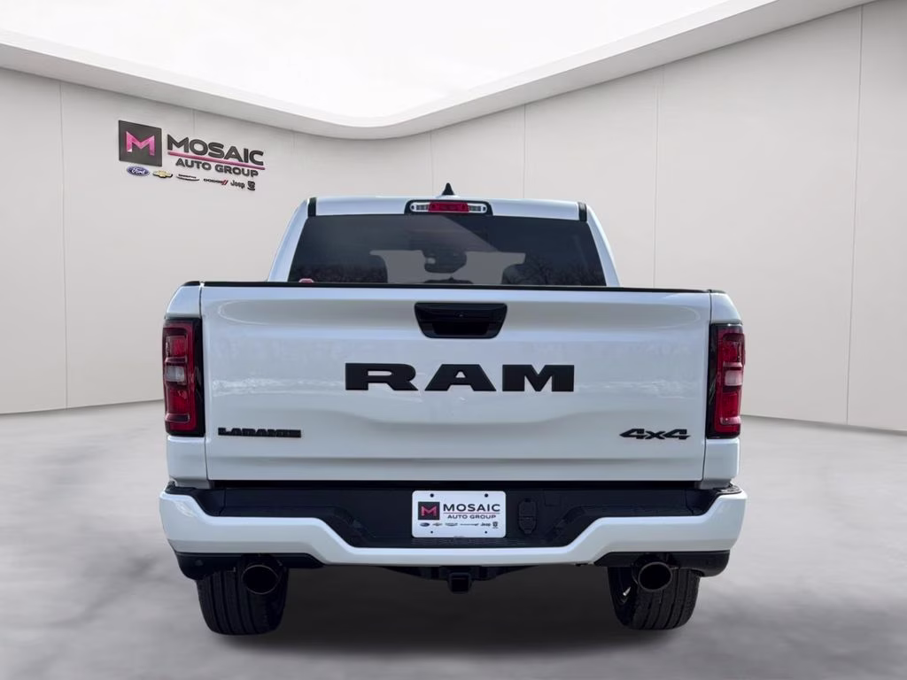 2026 Ivory White Tri-Coat Pearlcoat Ram 1500 Laramie 4X4 Truck