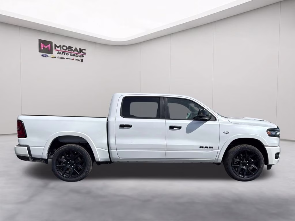 2026 Ivory White Tri-Coat Pearlcoat Ram 1500 Laramie 4X4 Truck