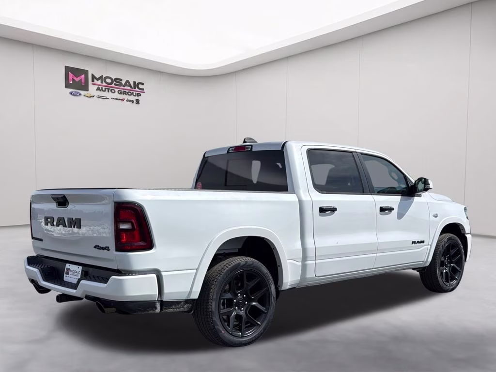 2026 Ivory White Tri-Coat Pearlcoat Ram 1500 Laramie 4X4 Truck