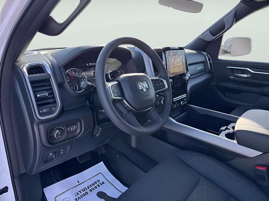 2026 Ivory White Tri-Coat Pearlcoat Ram 1500 Laramie Night Edition 4X4 Truck