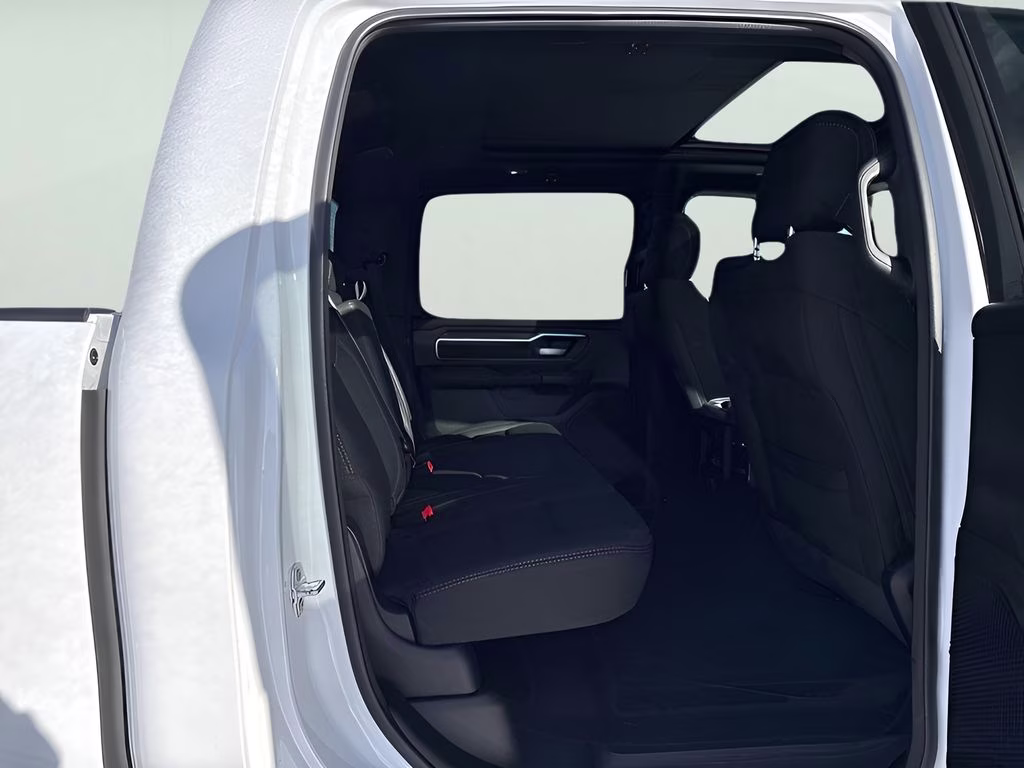2026 Ivory White Tri-Coat Pearlcoat Ram 1500 Laramie Night Edition 4X4 Truck