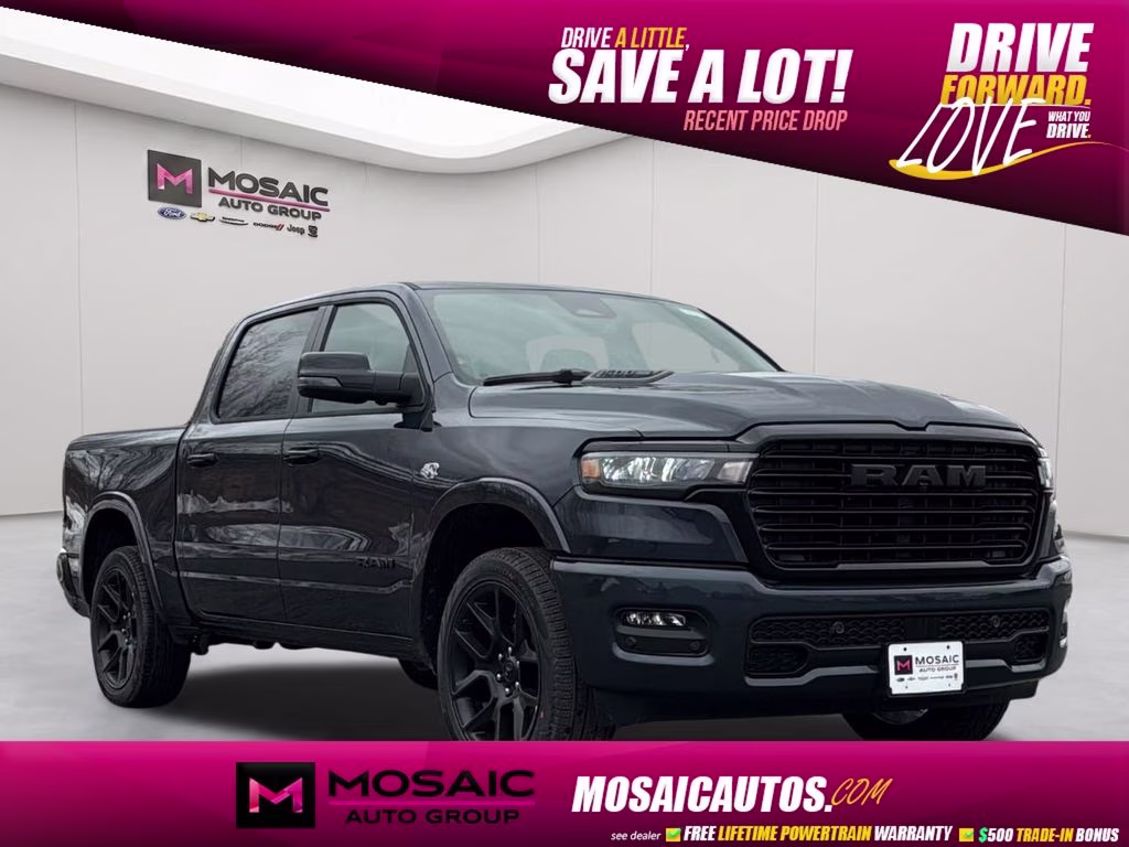2026 Forged Blue Metallic Ram 1500 Laramie 4X4 Truck