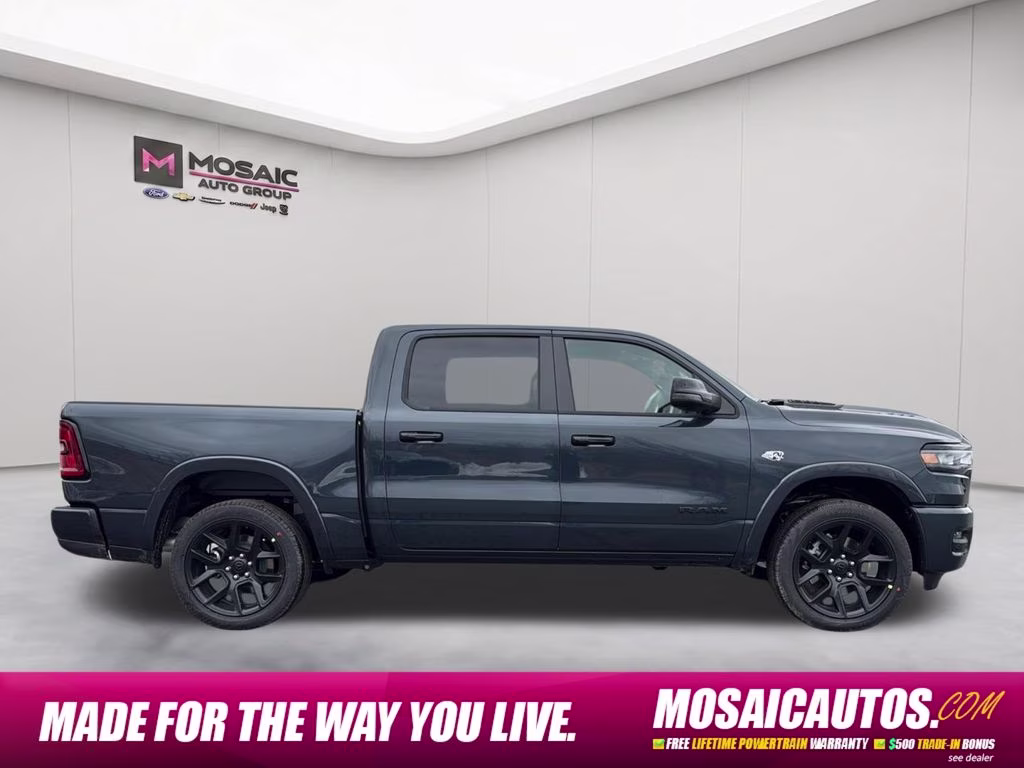 2026 Forged Blue Metallic Ram 1500 Laramie 4X4 Truck