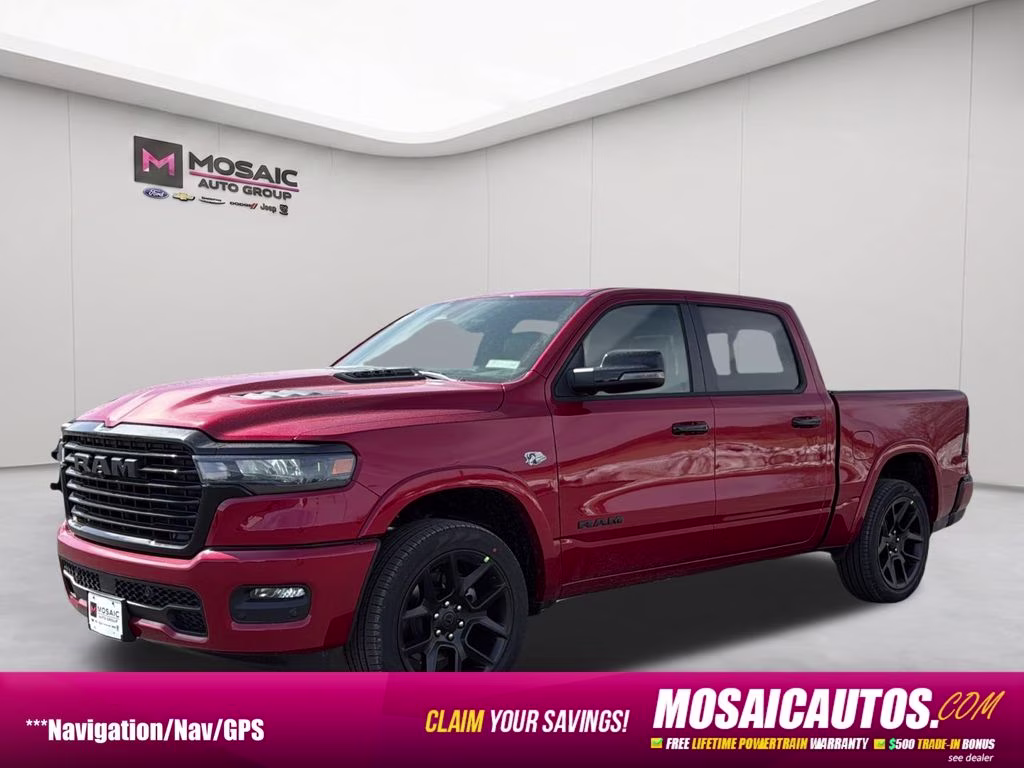 2026 Molten Red Pearlcoat Ram 1500 Laramie 4X4 Truck