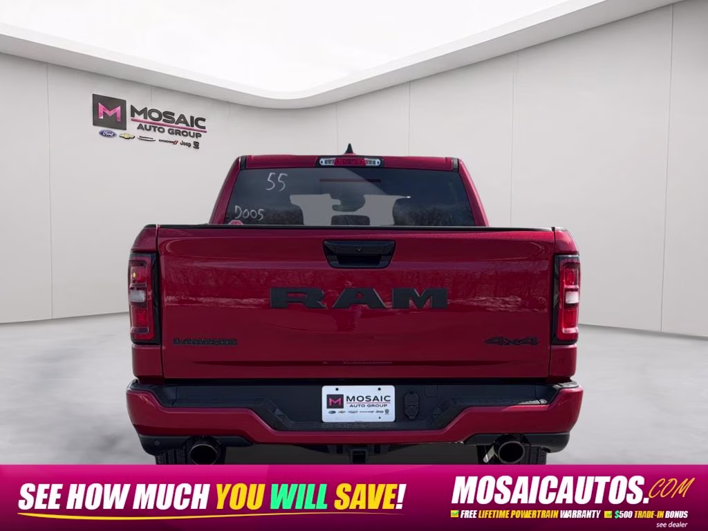 2026 Molten Red Pearlcoat Ram 1500 Laramie 4X4 Truck
