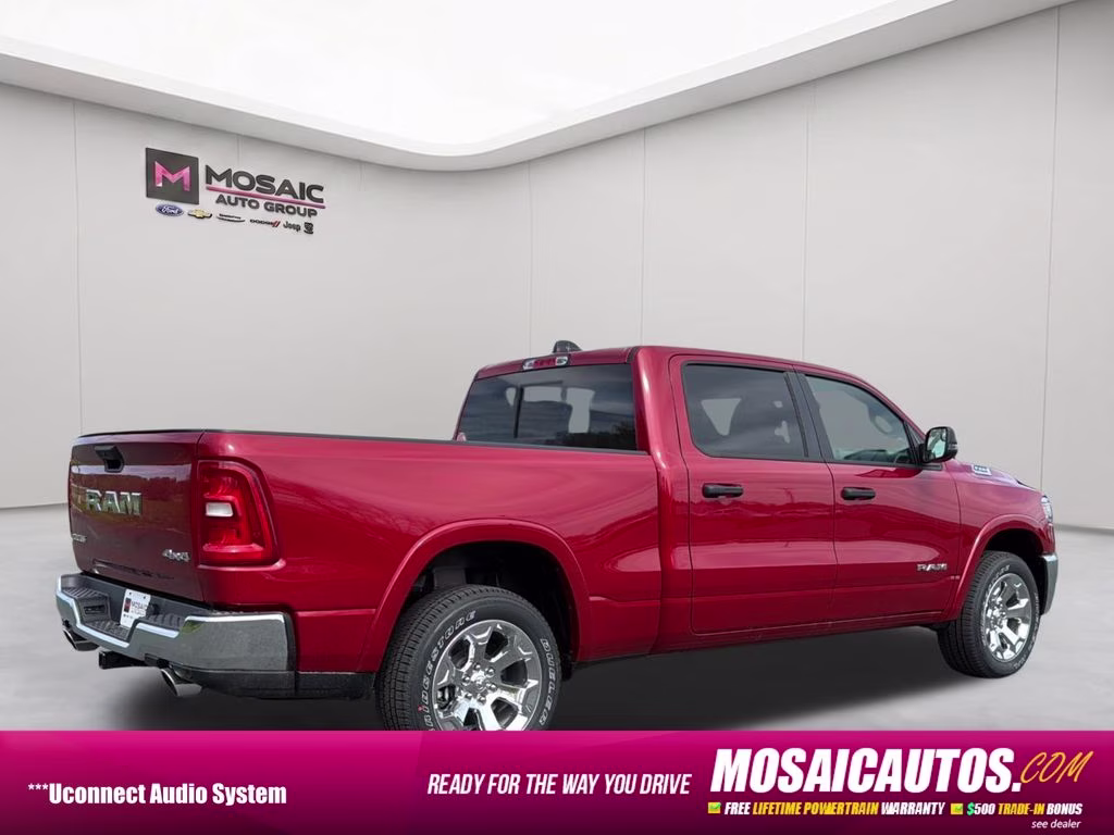 2026 Molten Red Pearlcoat Ram 1500 Big Horn/Lone Star 4X4 Truck