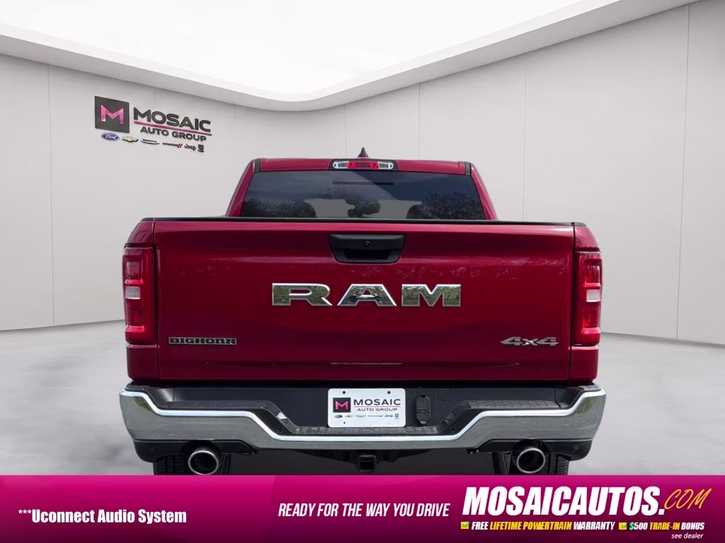 2026 Molten Red Pearlcoat Ram 1500 Big Horn/Lone Star 4X4 Truck