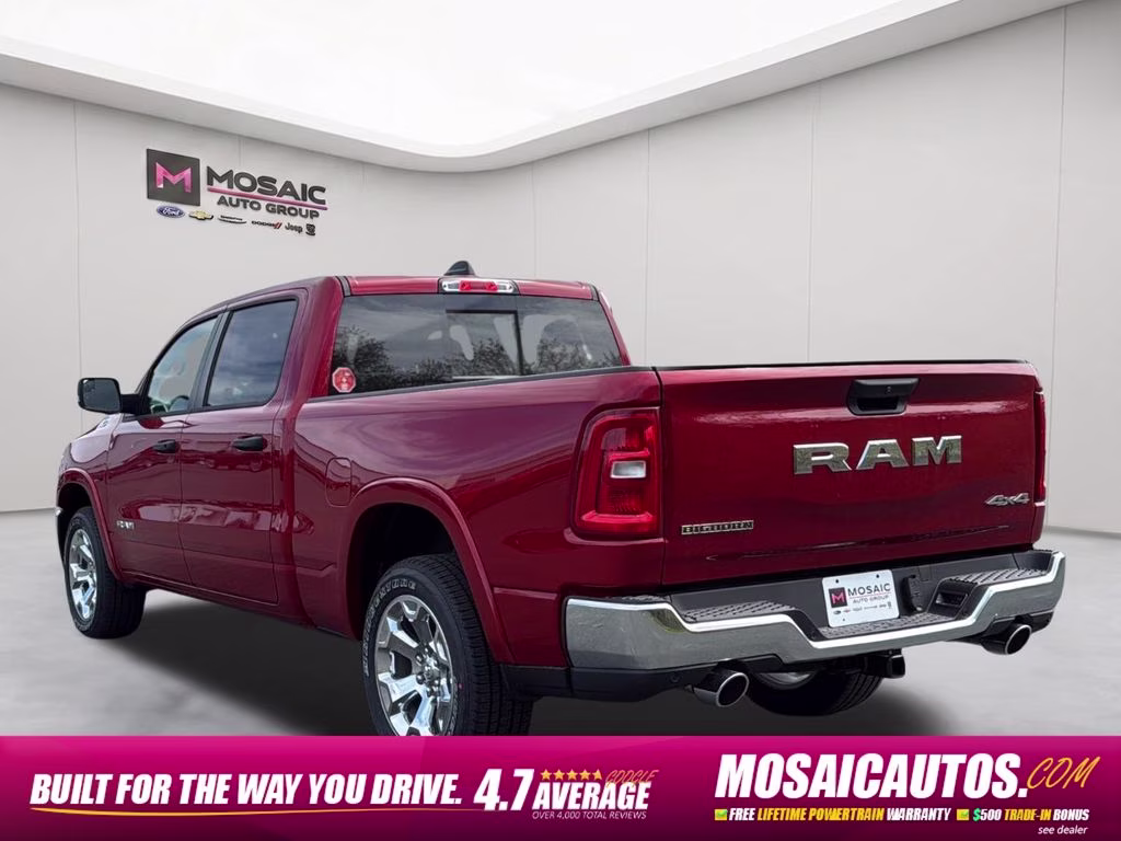 2026 Molten Red Pearlcoat Ram 1500 Big Horn/Lone Star 4X4 Truck