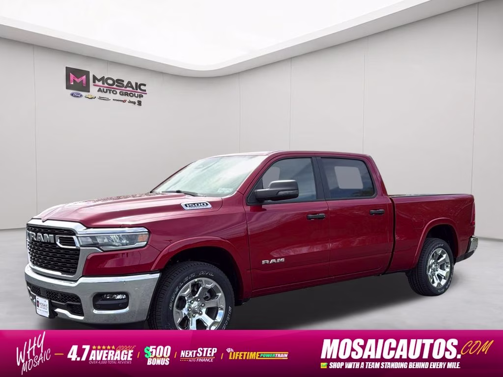 2026 Molten Red Pearlcoat Ram 1500 Big Horn/Lone Star 4X4 Truck