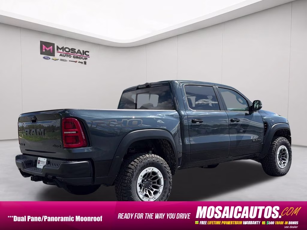 2026 Forged Blue Metallic Ram 1500 RHO 4X4 Truck