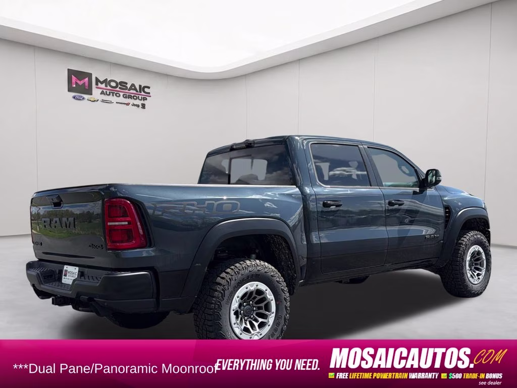 2026 Forged Blue Metallic Ram 1500 RHO 4X4 Truck