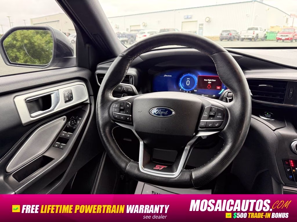 2020 Silver Metallic Ford Explorer ST 4X4 SUV