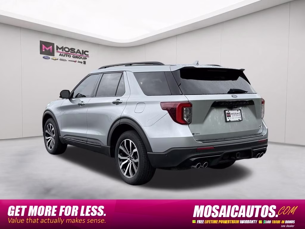 2020 Silver Metallic Ford Explorer ST 4X4 SUV