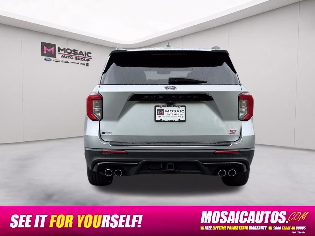 2020 Silver Metallic Ford Explorer ST 4X4 SUV