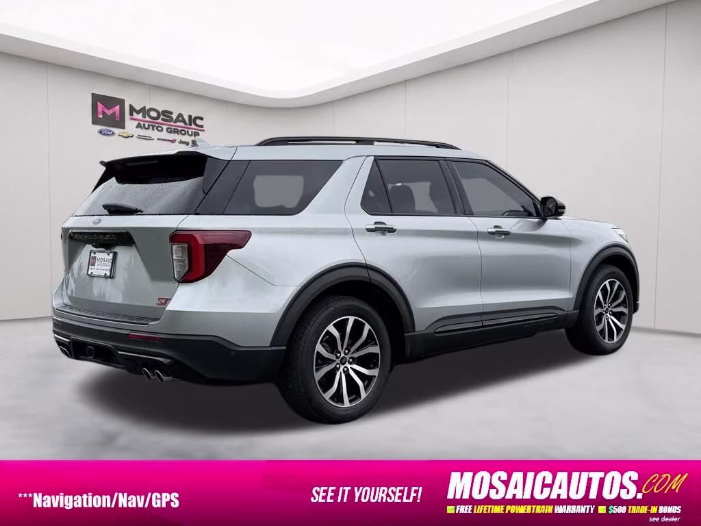 2020 Silver Metallic Ford Explorer ST 4X4 SUV