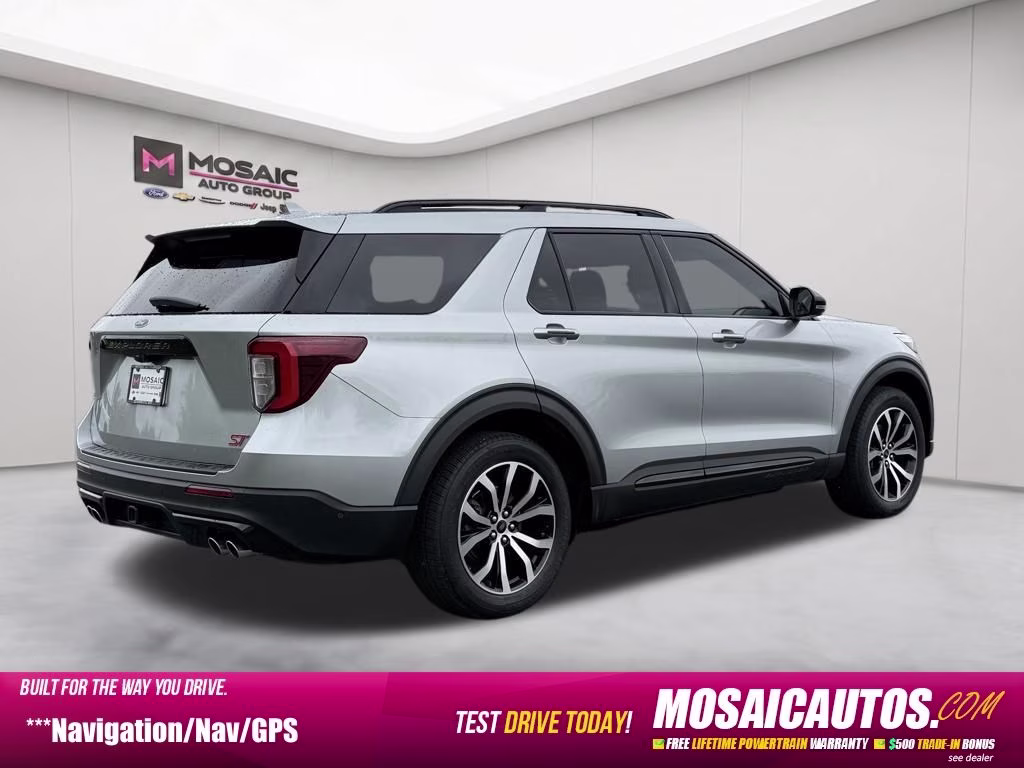 2020 Silver Metallic Ford Explorer ST 4X4 SUV