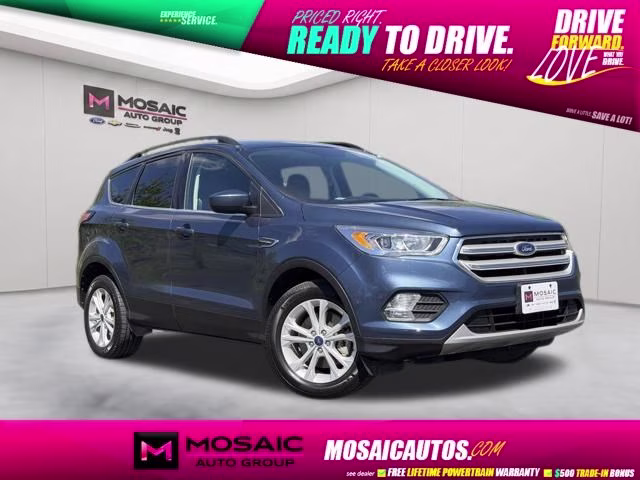 2018 Blue Metallic Ford Escape SEL 4X4 SUV