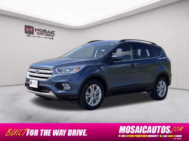 2018 Blue Metallic Ford Escape SEL 4X4 SUV