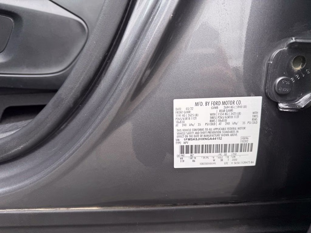 2022 Gray Metallic Ford Explorer Timberline 4X4 SUV