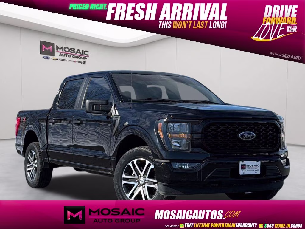 2023 Black Metallic Ford F-150 XL 4X4 Truck