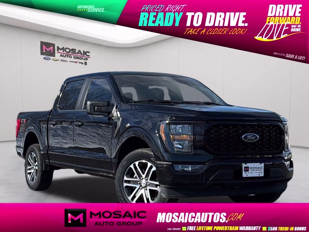 2023 Black Metallic Ford F-150 XL 4X4 Truck