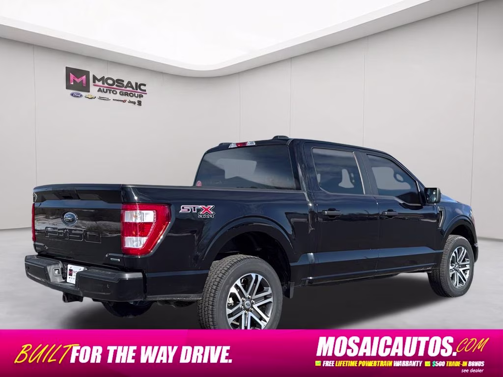 2023 Black Metallic Ford F-150 XL 4X4 Truck