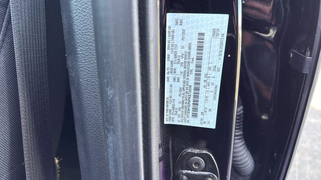 2023 Black Metallic Ford F-150 XL 4X4 Truck