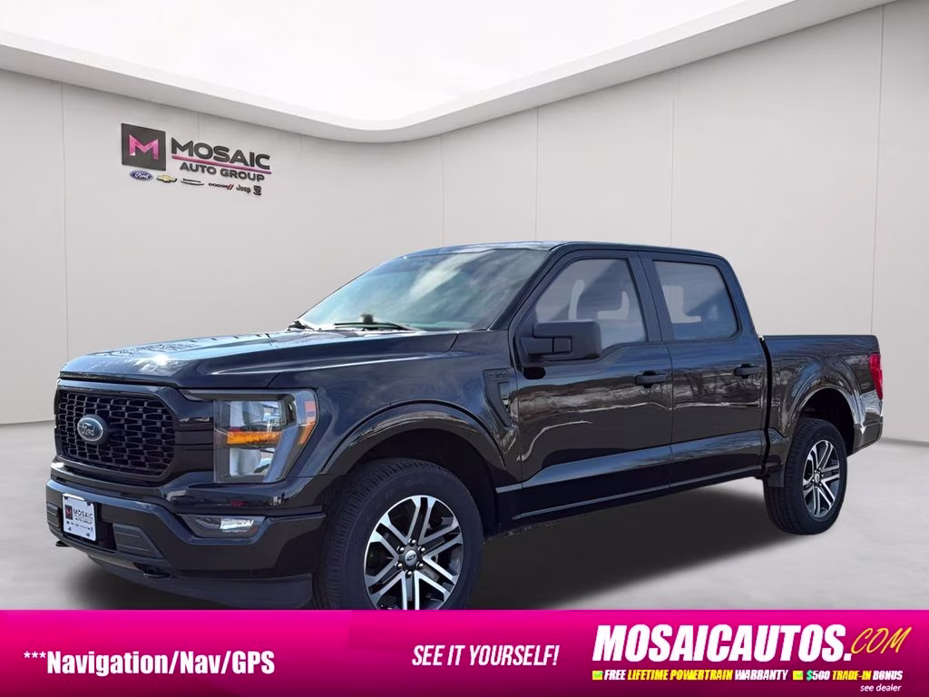 2023 Black Metallic Ford F-150 XL 4X4 Truck