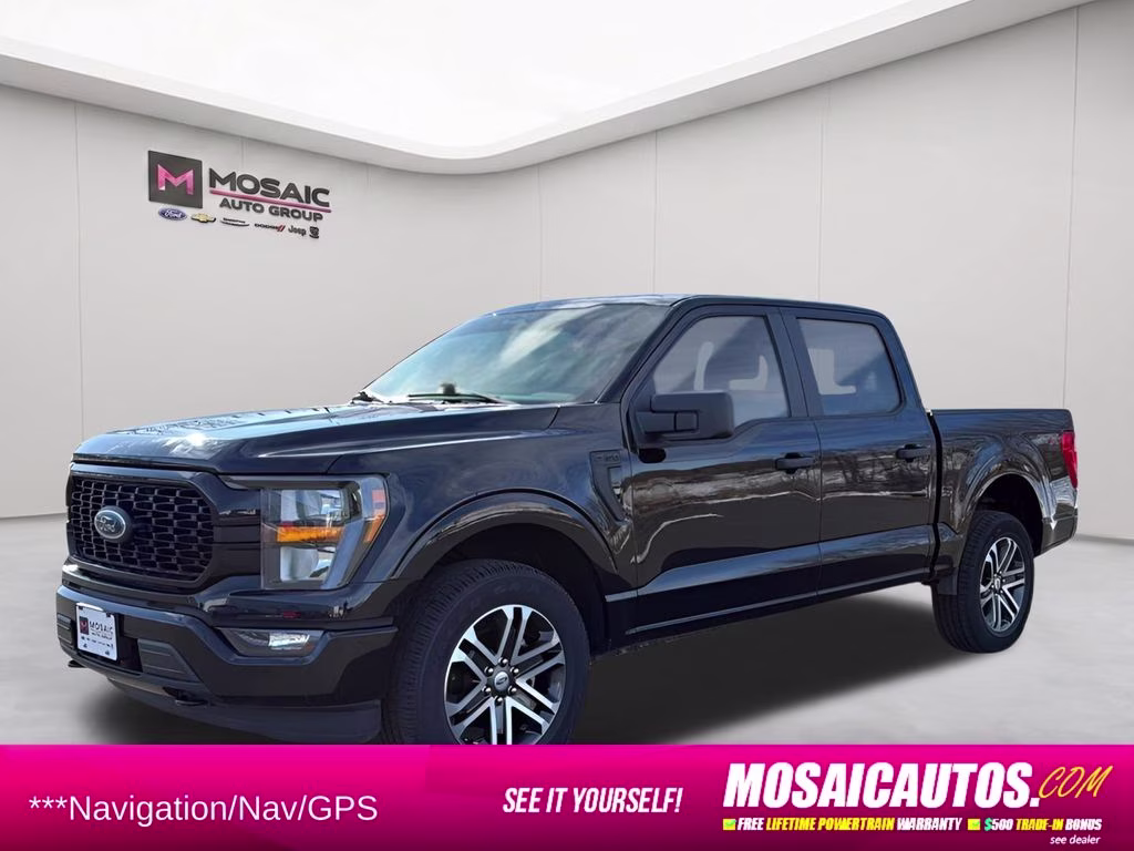 2023 Black Metallic Ford F-150 XL 4X4 Truck