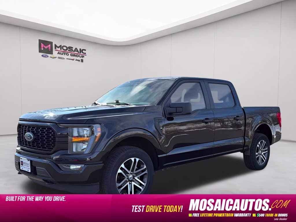 2023 Black Metallic Ford F-150 XL 4X4 Truck
