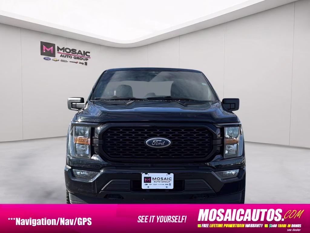 2023 Black Metallic Ford F-150 XL 4X4 Truck